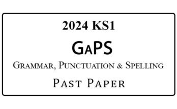 2024 GaPS KS1 SATs Papers Grammar, Punctuation and Spelling